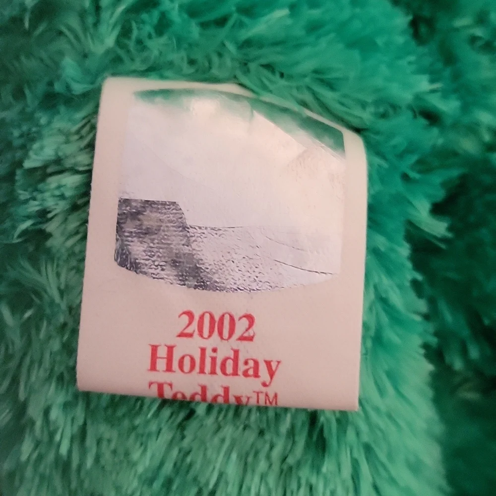 2002 TY Beanie Baby Christmas Bear